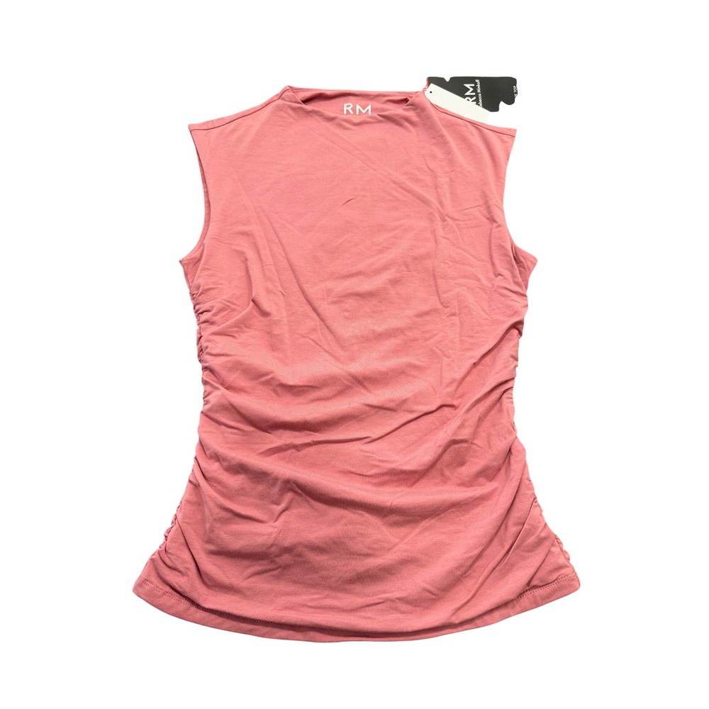 Rebecca Minkoff Womens Pink‎ Ruched Mock Neck Sleeveless Tank Top XS 7RMD7197A